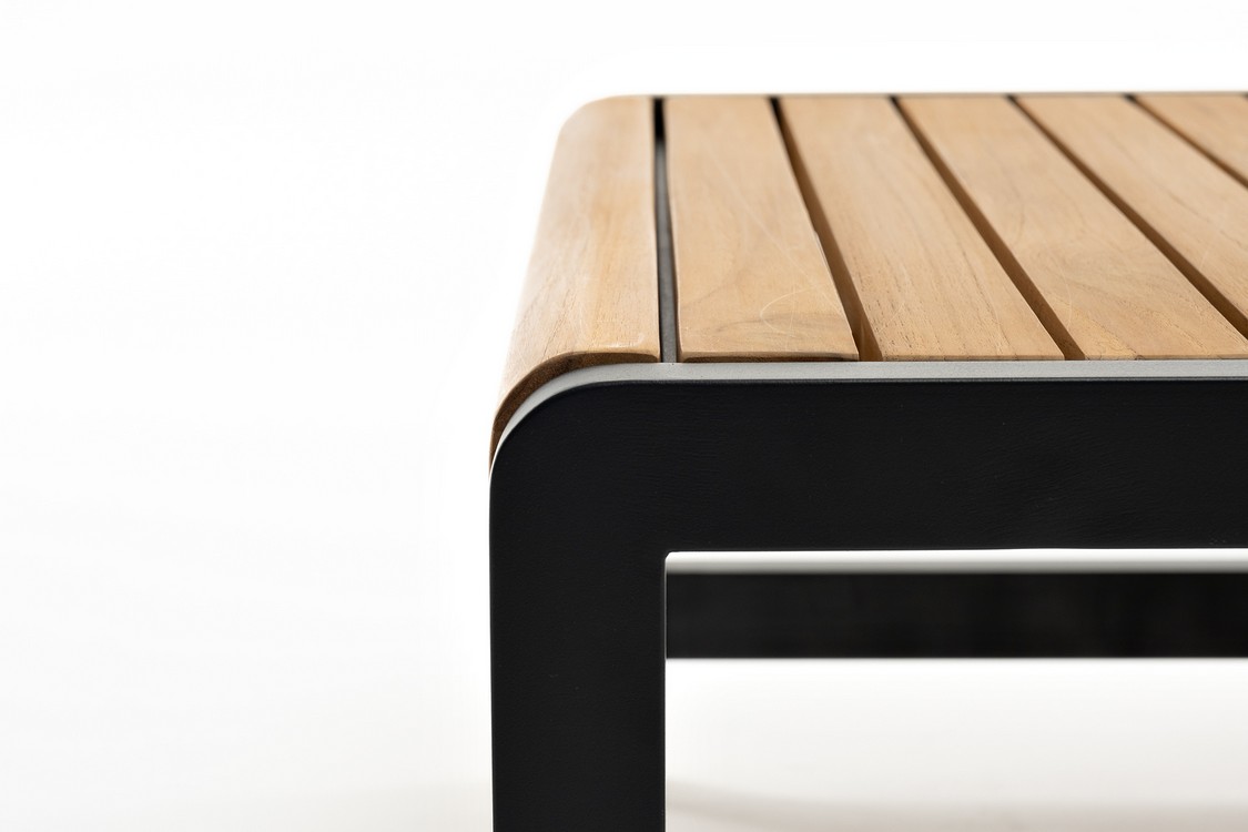 Комплект кофейных столов из алюминия MAYA темный графит Joygarden фото 8