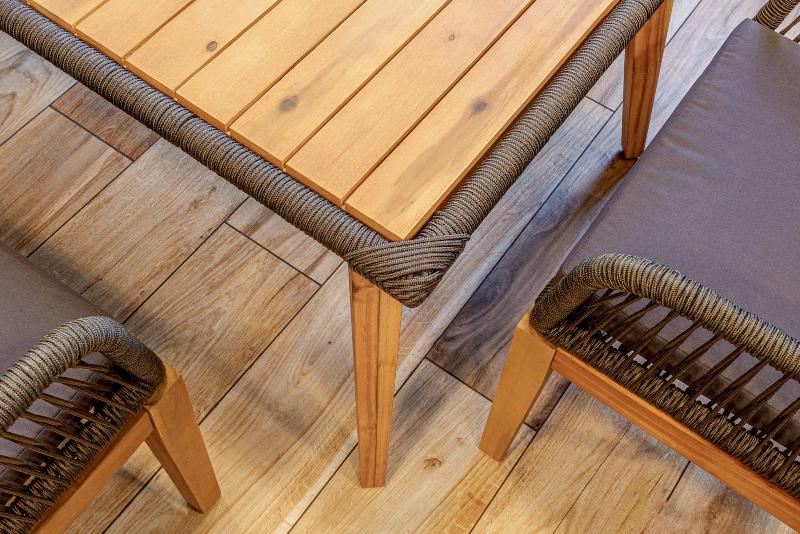 Комплект Chloe с кофейным столом Royal Family из дерева, цвет серый фото 6