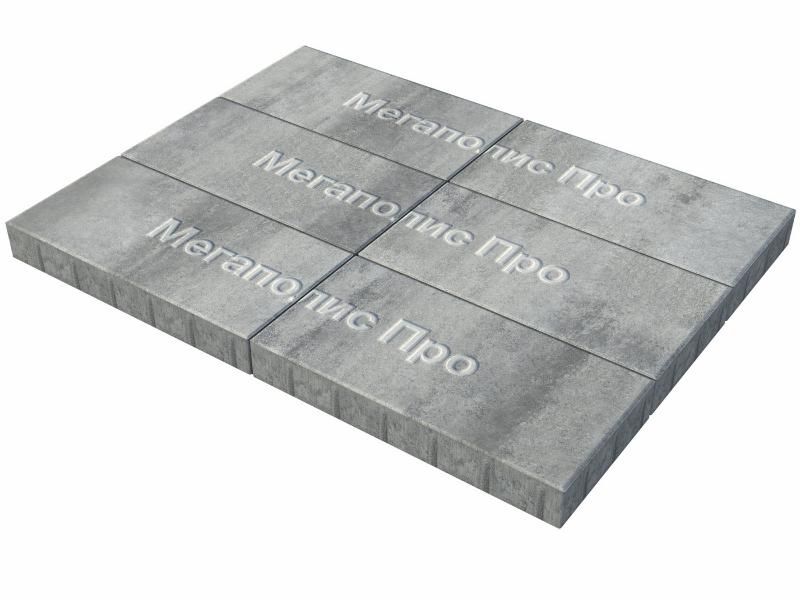 Тротуарная плитка Выбор Прямоугольник Б.5.П.8 600х300х80 мм Искусственный камень Шунгит фото 3