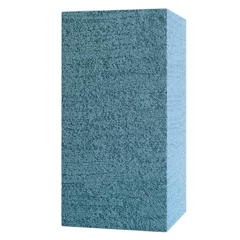 Кашпо Concretika Колонна 40x40x80 Эрозия голубой фото 1