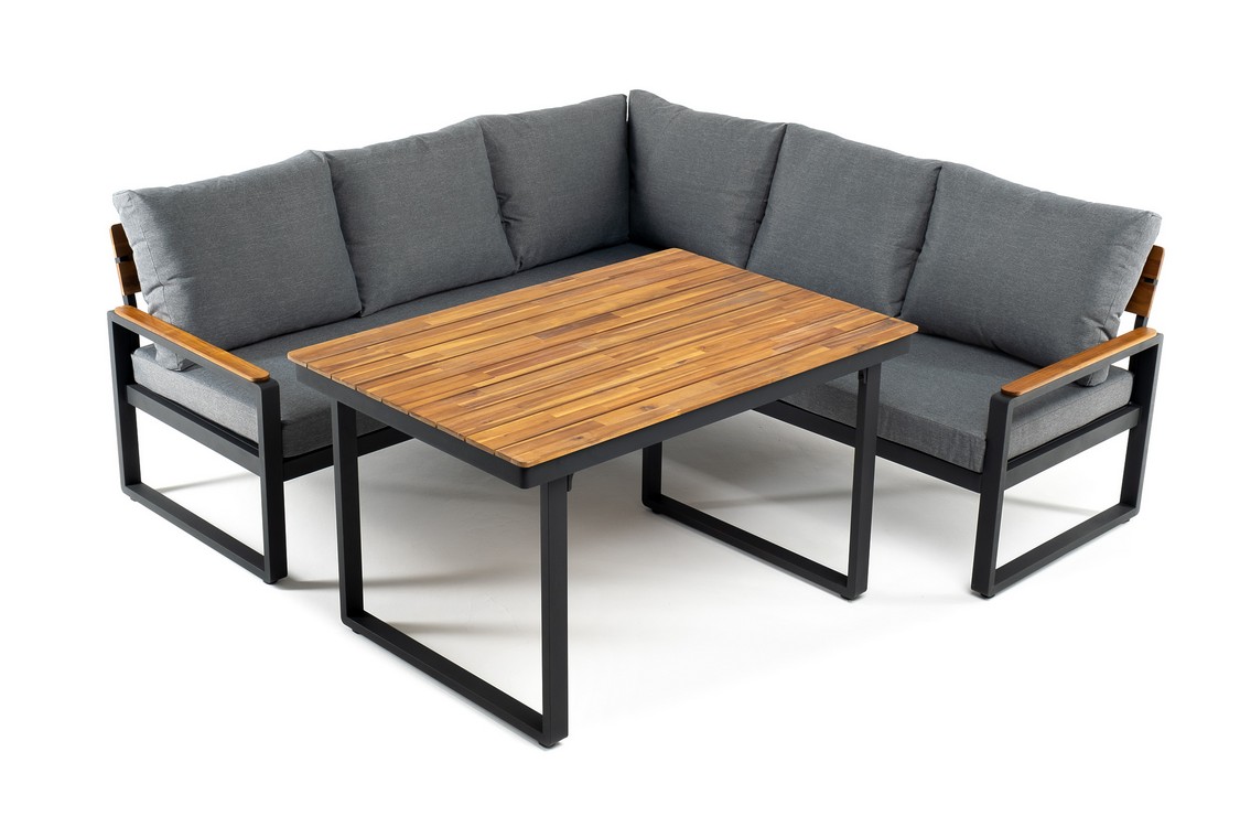 Угловой комплект из алюминия TOPA с обеденным столом Joygarden фото 2