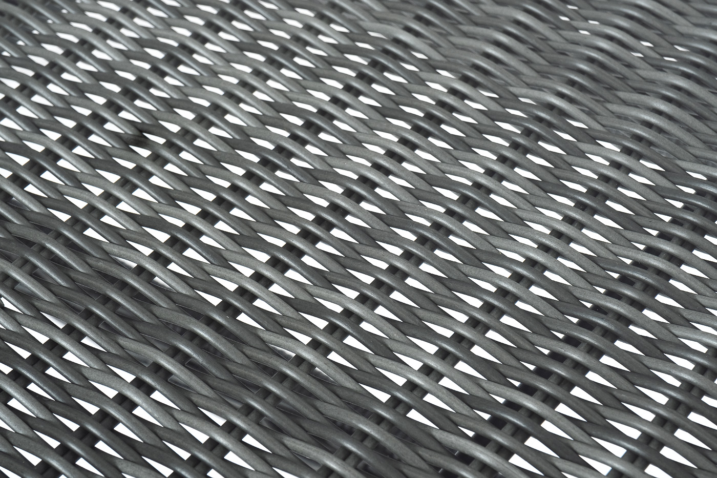 Латте плетеный стол из искусственного ротанга 200х90см, цвет графит фото 2