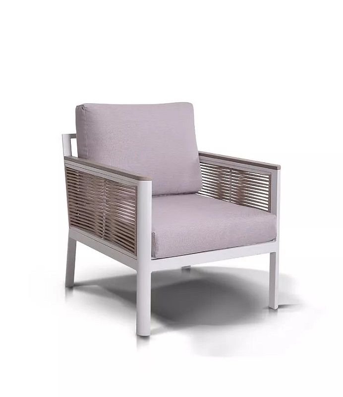 Кресло Сан Ремо 4SIS из роупа (веревки), цвет бежевый фото 3