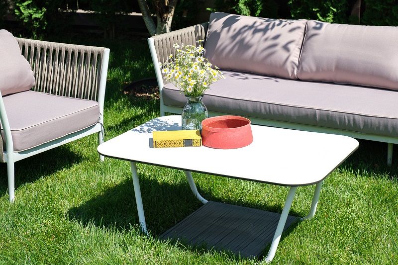 Журнальный столик Глория 4SIS, цвет молочный фото 4