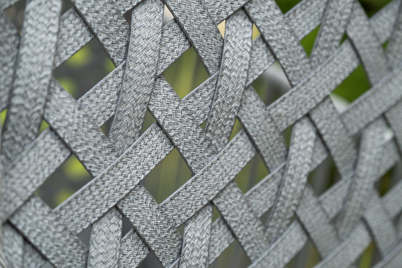 Капри подвесное кресло из искусственного ротанга, цвет серый фото 3