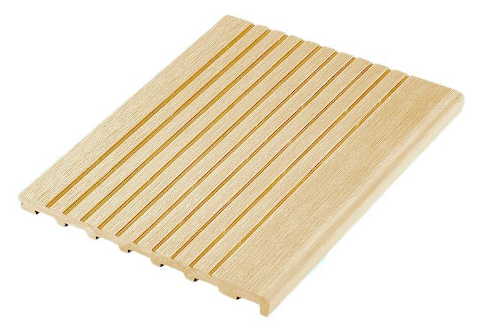 Ступень Экодэк Брайт 3D 4000 или 3000x320x23 мм, цвет Пшеничный фото 1