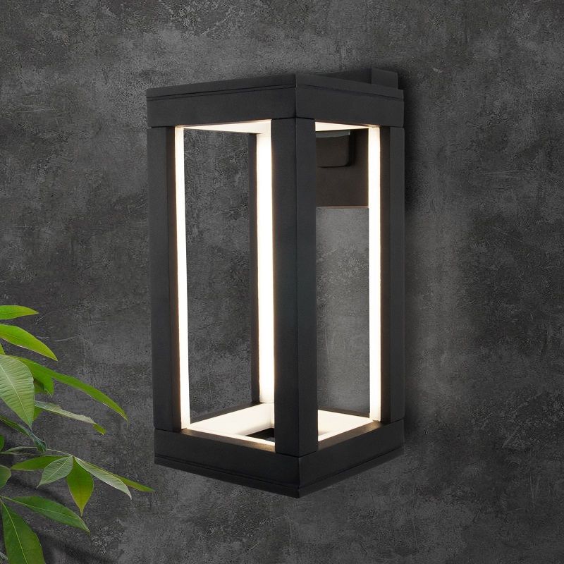 Уличный светильник Elektrostandard Frame LED IP54 1527 TECHNO LED черный фото 4