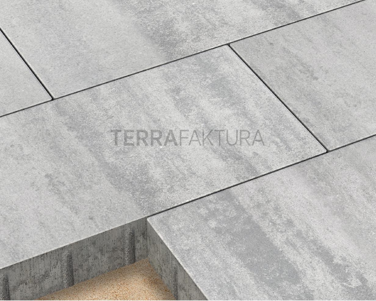 Тротуарная плитка Terrafaktura Урбан 600x300x80 мм Северный бриз фото 3