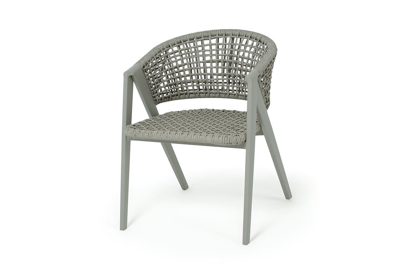 Амстердам плетеный стул из искусственного ротанга, цвет серый фото 1