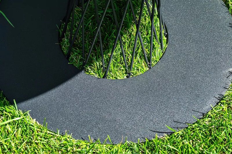 Обеденная группа Диего 4SIS из роупа (веревки), цвет серый гранит фото 6