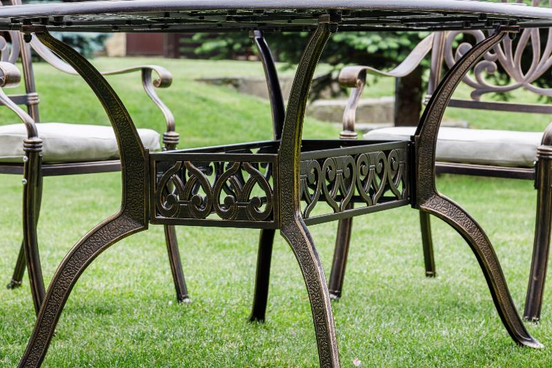 Обеденный комплект Wilhelm Royal Family из алюминия на 6 персон фото 5