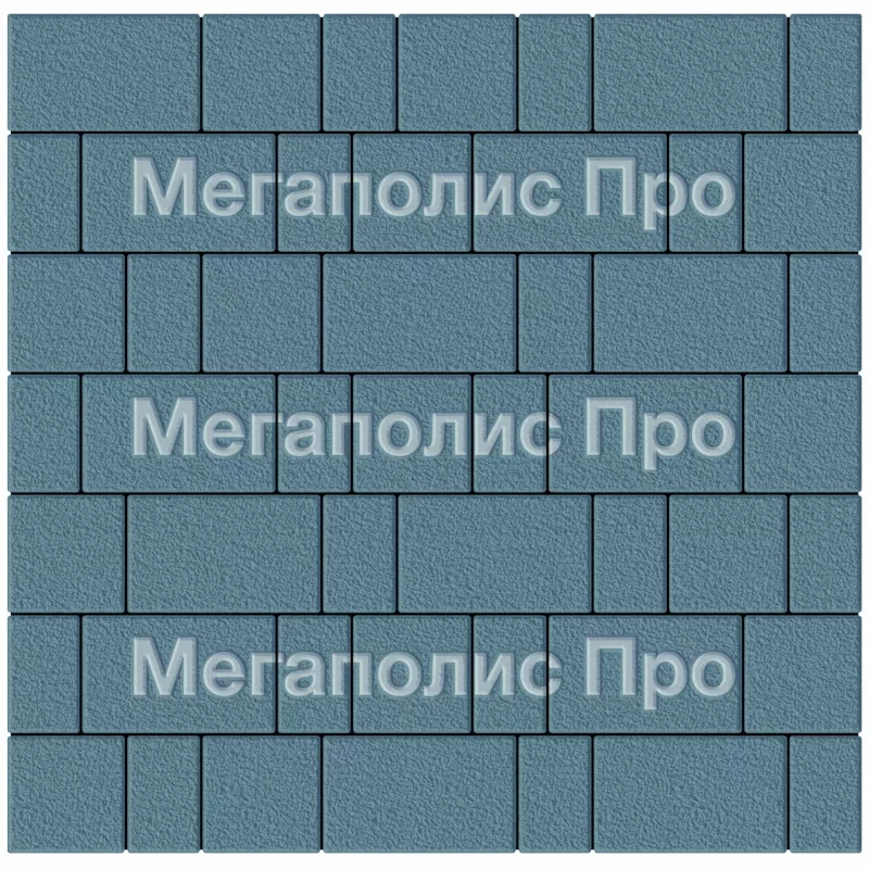 Тротуарная плитка Выбор Старый город А.1.Фсм.4 40 мм. Синий Гранит фото 3