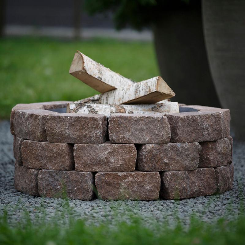 Кострища Старый город Concretika, 80 см х 3 ур. кладки фото 1