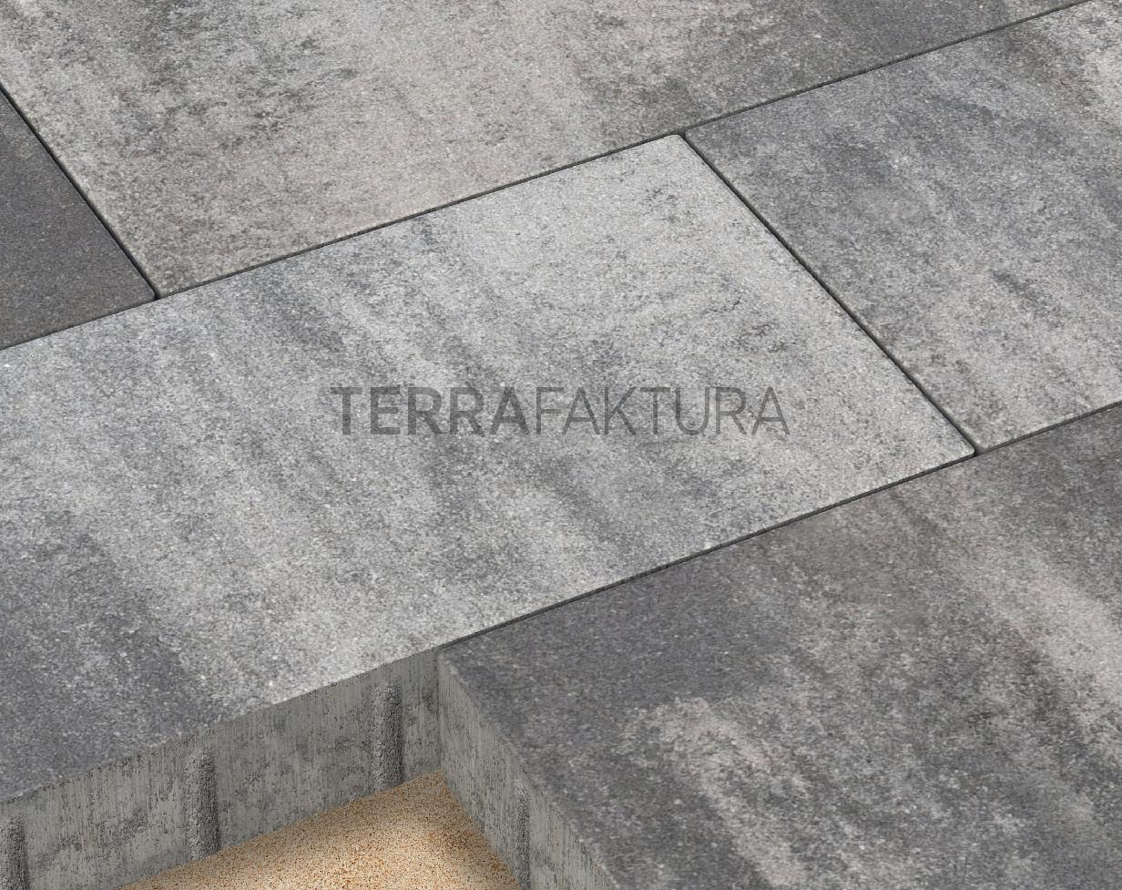 Тротуарная плитка Terrafaktura Урбан 600x300x80 мм Тихие сумерки фото 3