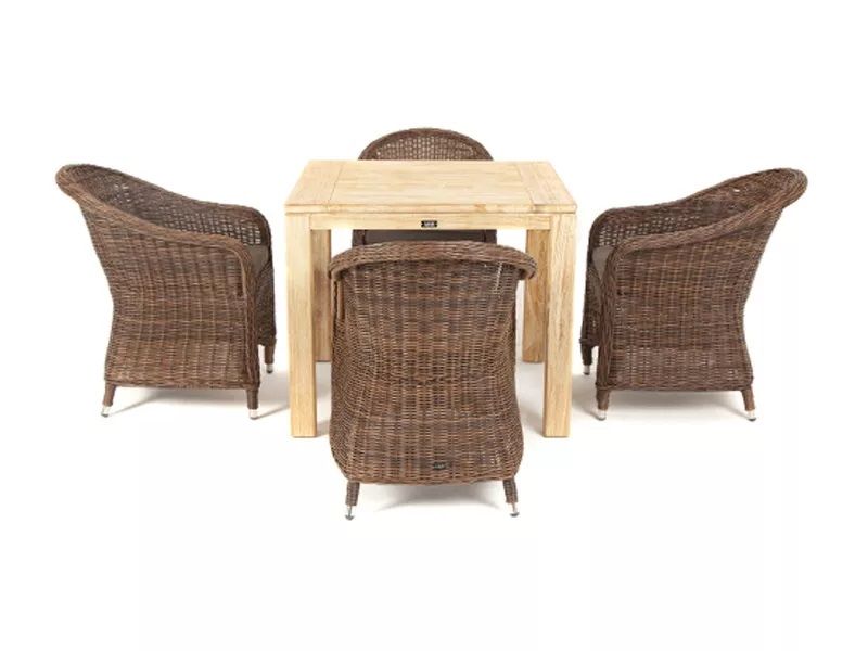 Обеденная группа Виченца R 4SIS, цвет коричневый фото 2