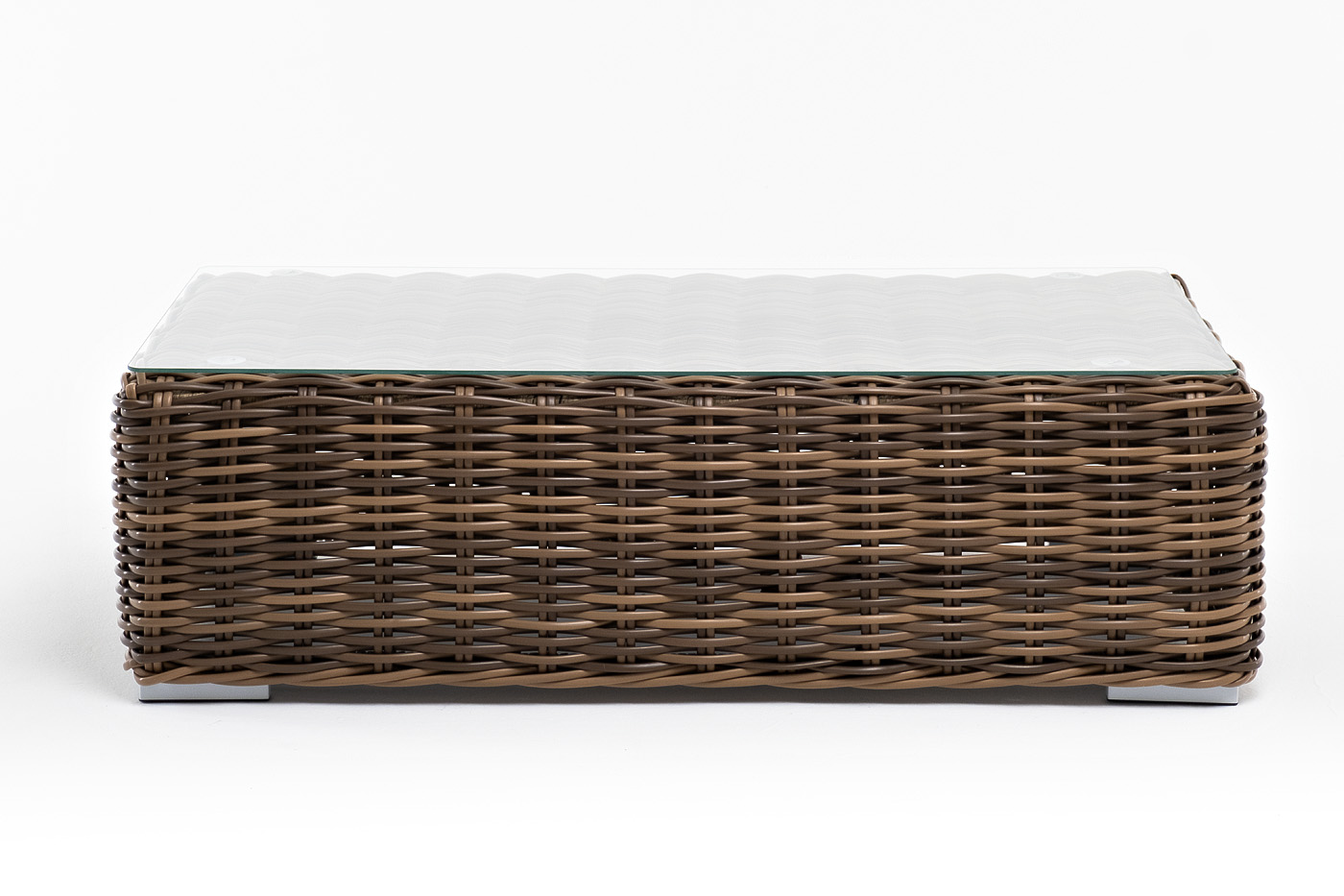 Палермо журнальный столик из искусственного ротанга, цвет соломенный фото 2