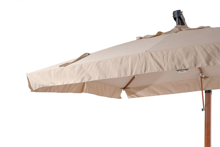 Ливорно зонт садовый 3х3м на боковой опоре из алюминия фото 4