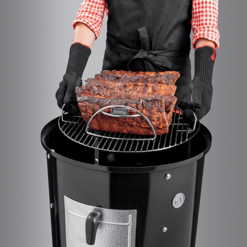 Коптильня Weber Smokey Mountain Cooker 47 см, Черный 721004 фото 5