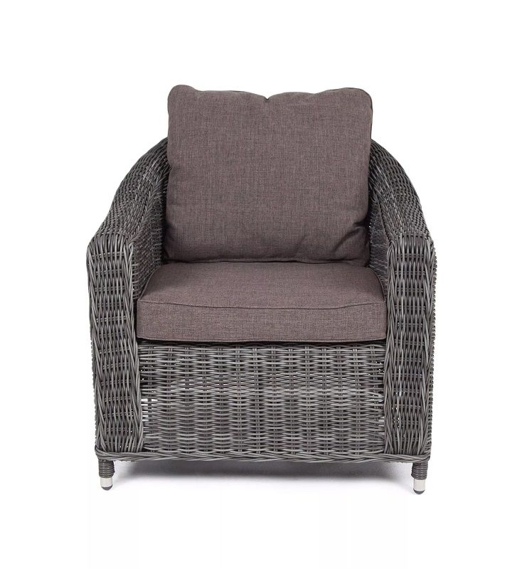 Кресло Кон Панна 4SIS из искусственного ротанга, цвет графит фото 4