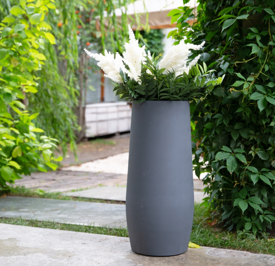 Кашпо TERRAFAKTURA Альто D24(27)х50 Маренго фото 4