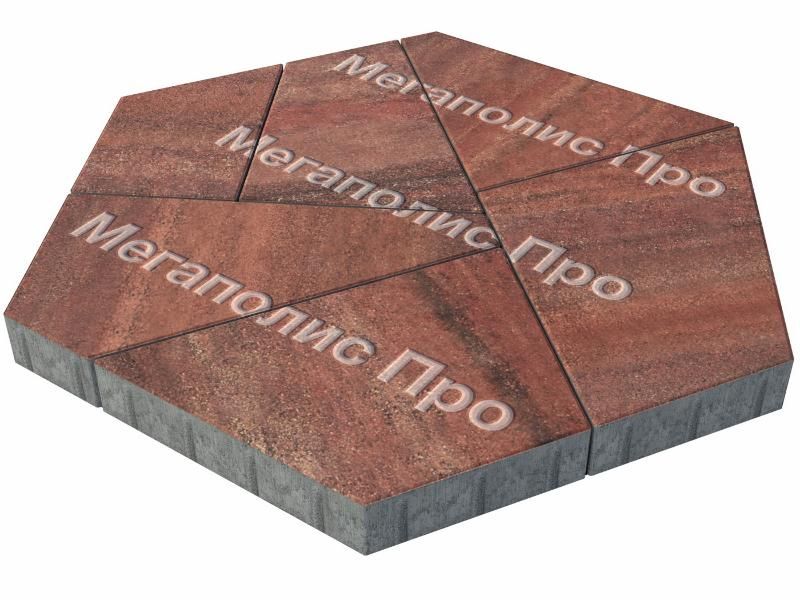 Тротуарная плитка Выбор Оригами Б.4.Фсм.8 80 мм Листопад Барселона фото 2