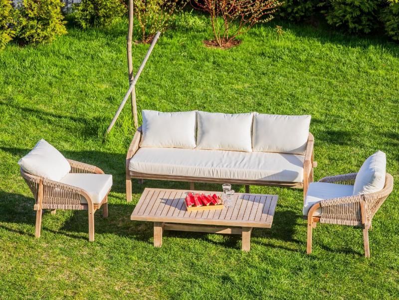 Лаунж-зона Michelle Royal Family из дерева, цвет бежевый фото 1