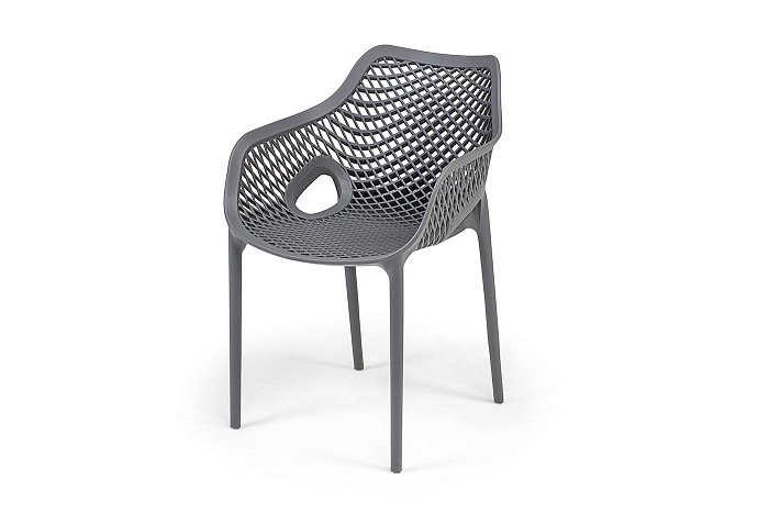 Стул Беллини 4SIS пластиковый, цвет темно-серый фото 1