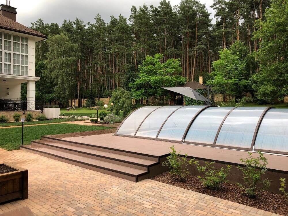 Террасная доска Экодэк Брайт Макс Кантри 3D, цвет Каштан фото 2