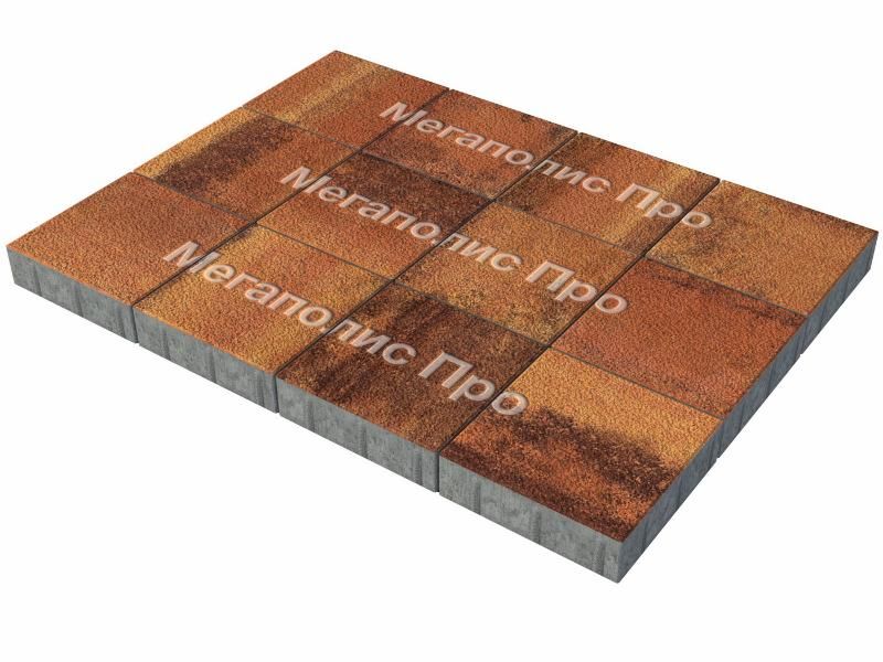 Тротуарные плиты Выбор Квадрат Б.1.К.8 300х300х80 мм Листопад Гранит Саванна фото 3