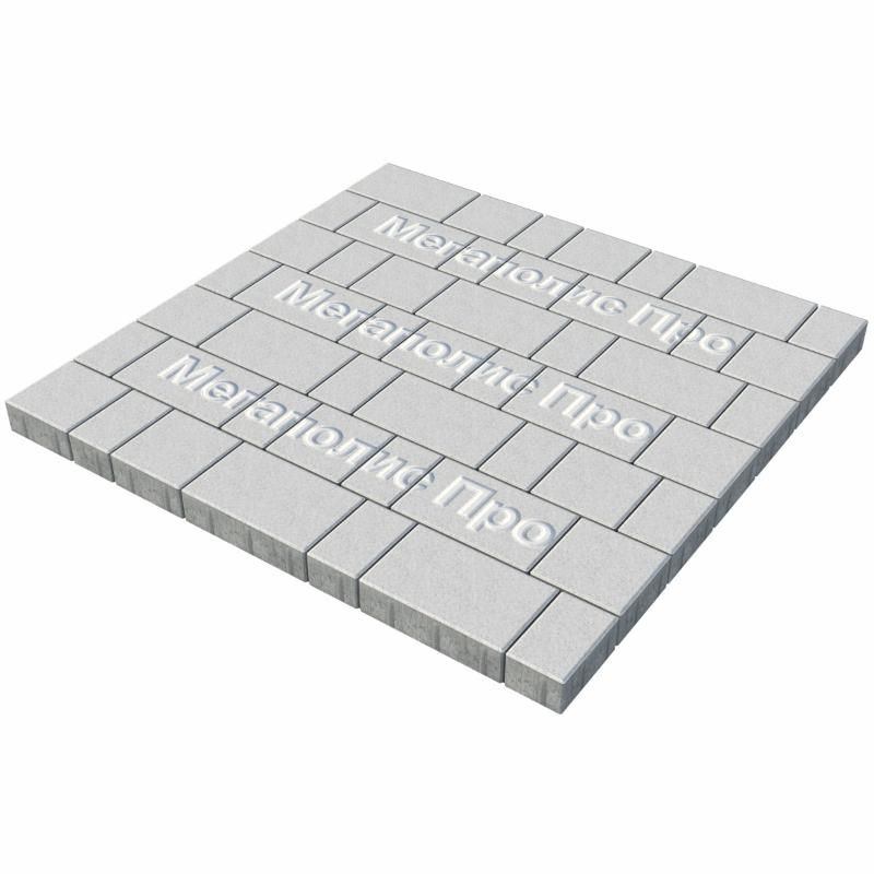 Тротуарная плитка Выбор Старый город А.1.Фсм.4 40 мм. Белый фото 2