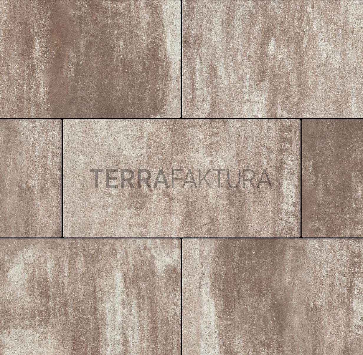 Тротуарная плитка Terrafaktura Урбан 600x300x80 мм Мокрый известняк фото 1