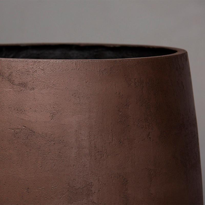 Кашпо Concretika Bansai D79 H30 Кофе фото 2