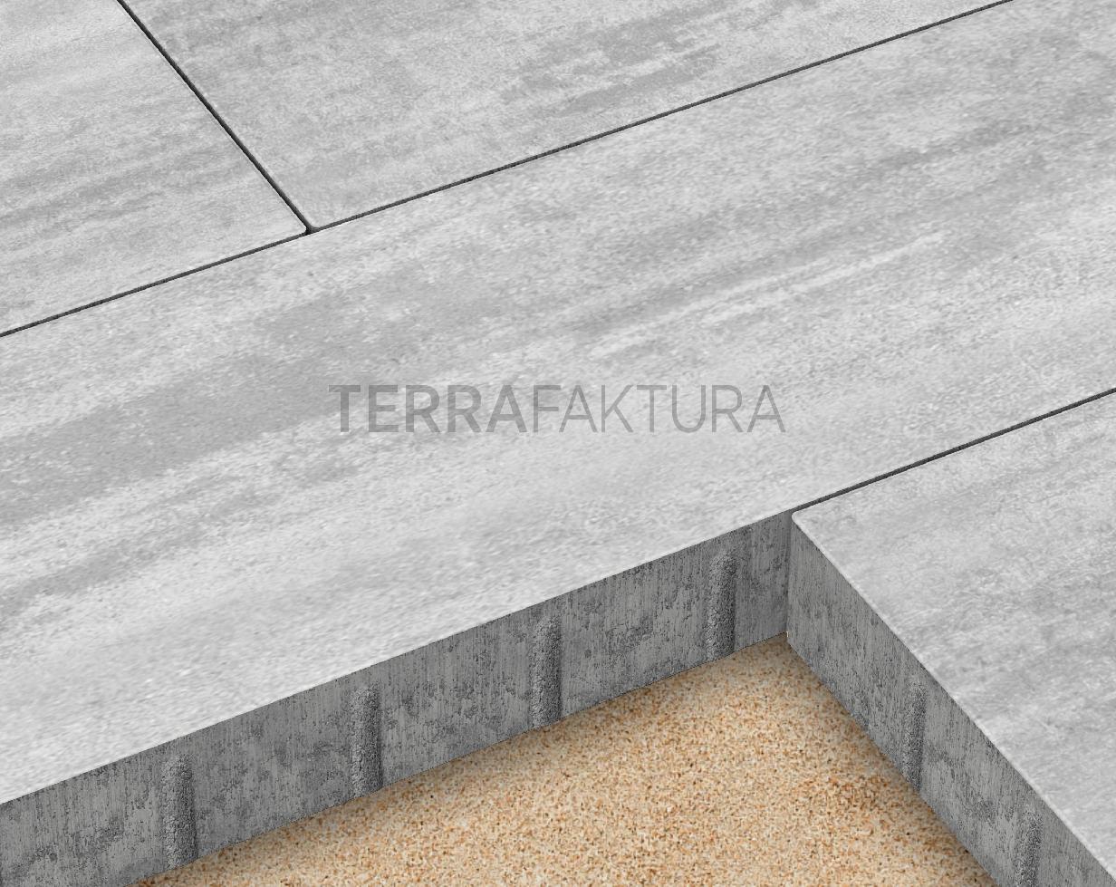 Тротуарная плитка Terrafaktura Лонго 900x300x80 мм Северный бриз фото 3