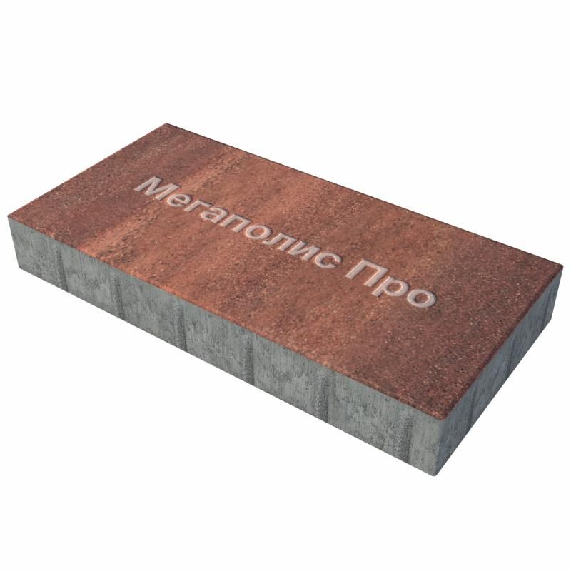 Тротуарная плитка Выбор Прямоугольник Б.5.П.10 600х300х100 мм Листопад Барселона фото 1