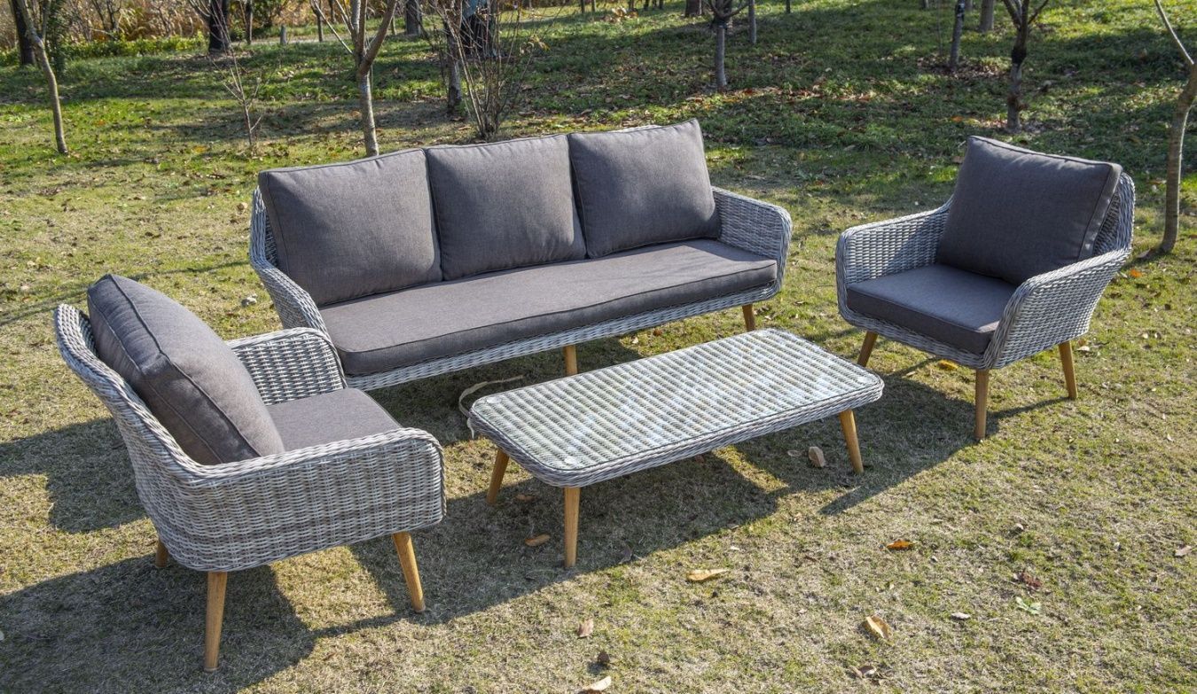 Кресло Прованс 4SIS из искусственного ротанга, цвет бежевый фото 2