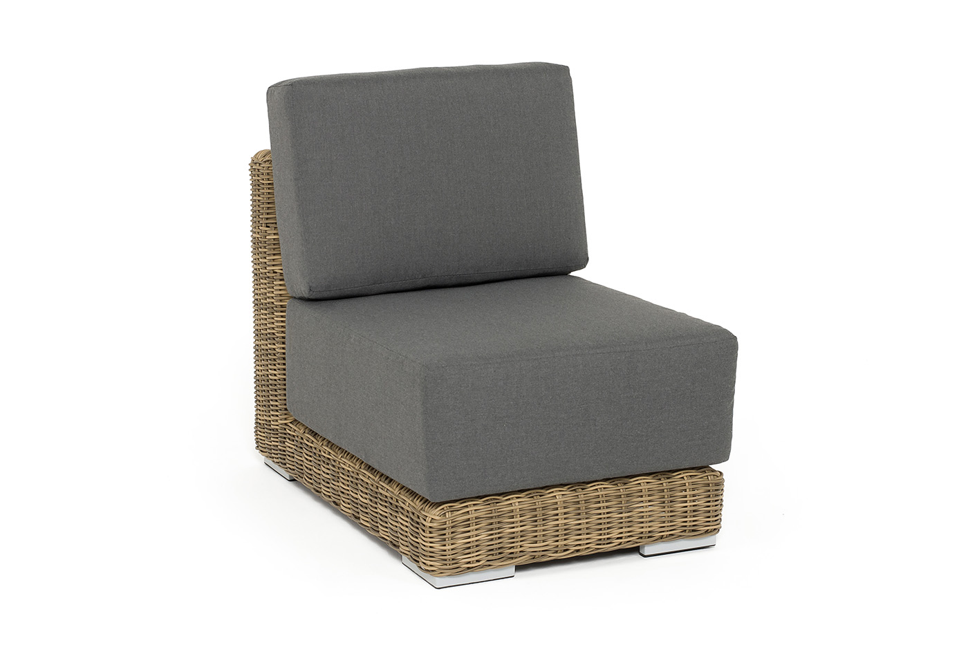 Капри модуль диванный прямой с подушками, цвет соломенный фото 3