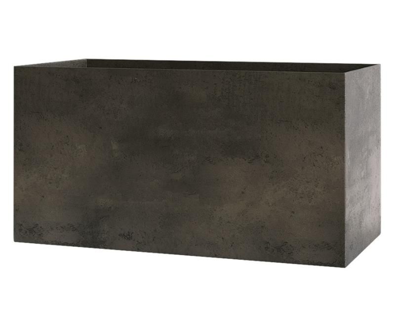 Кашпо Concretika Balcony 40x15x15 Брезент грей фото 1