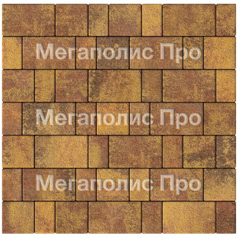 Тротуарная плитка Выбор Старый город Листопад А.1.Фсм.4 40 мм. Осень Гранит фото 4