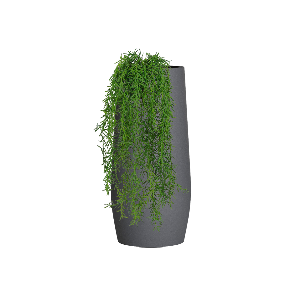 Кашпо TERRAFAKTURA Мода D28x75 Маренго фото 1