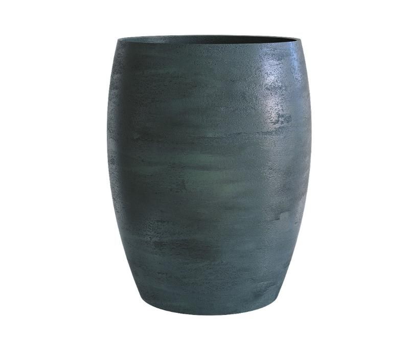 Кашпо Concretika Овал D30 H41 Ocean Green фото 1