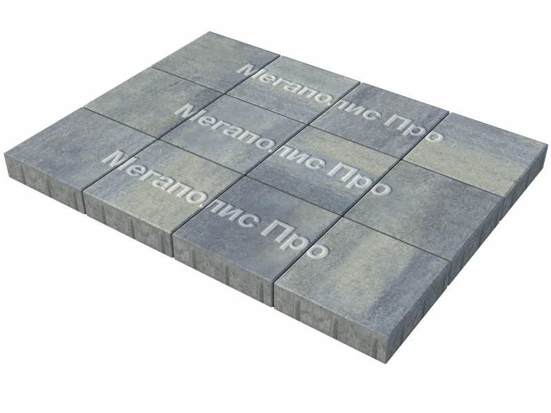 Тротуарные плиты Выбор Квадрат Б.1.К.6 300х300х60 мм Искусственный камень Габбро фото 3