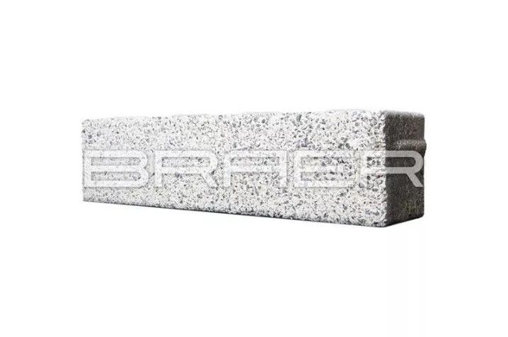 Тротуарная плитка Braer Ригель 2.0 320x80x60 мм Гранит на белом фото 3