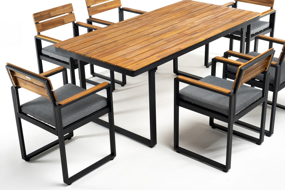 Обеденная группа из алюминия TOPA L Joygarden фото 3