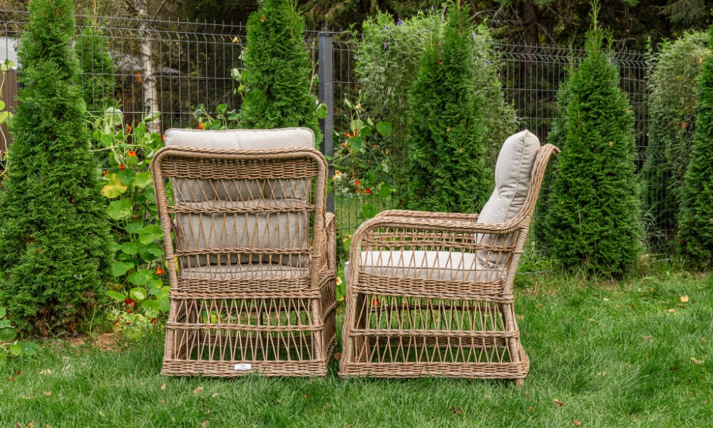 Обеденные кресла Isabella Royal Family из искусственного ротанга, цвет бежевый фото 4