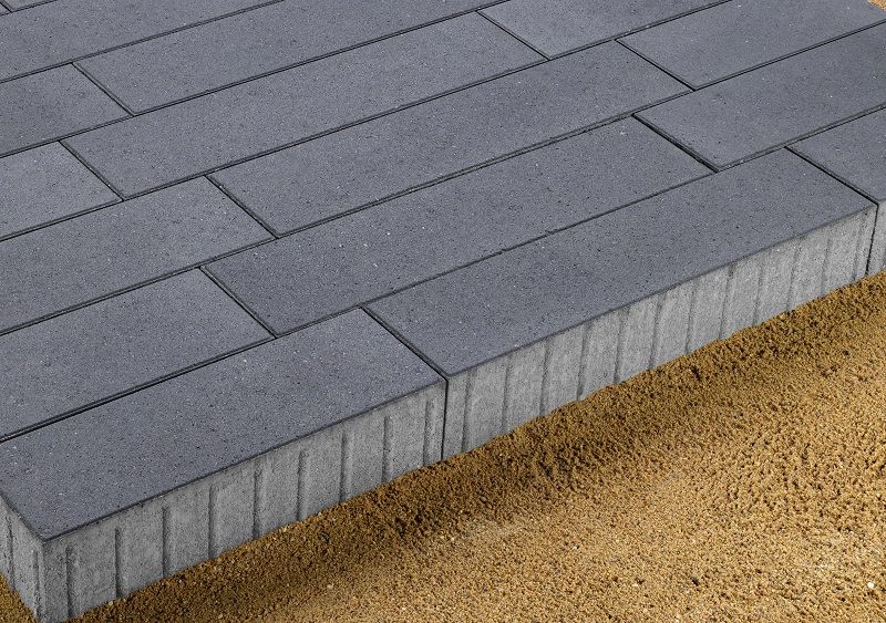 Тротуарная плитка 342 Механический завод Ригель трио 80 мм Черный фото 2