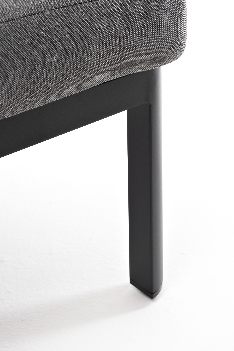 Париж модуль диванный алюминиевый центральный, цвет серый фото 6