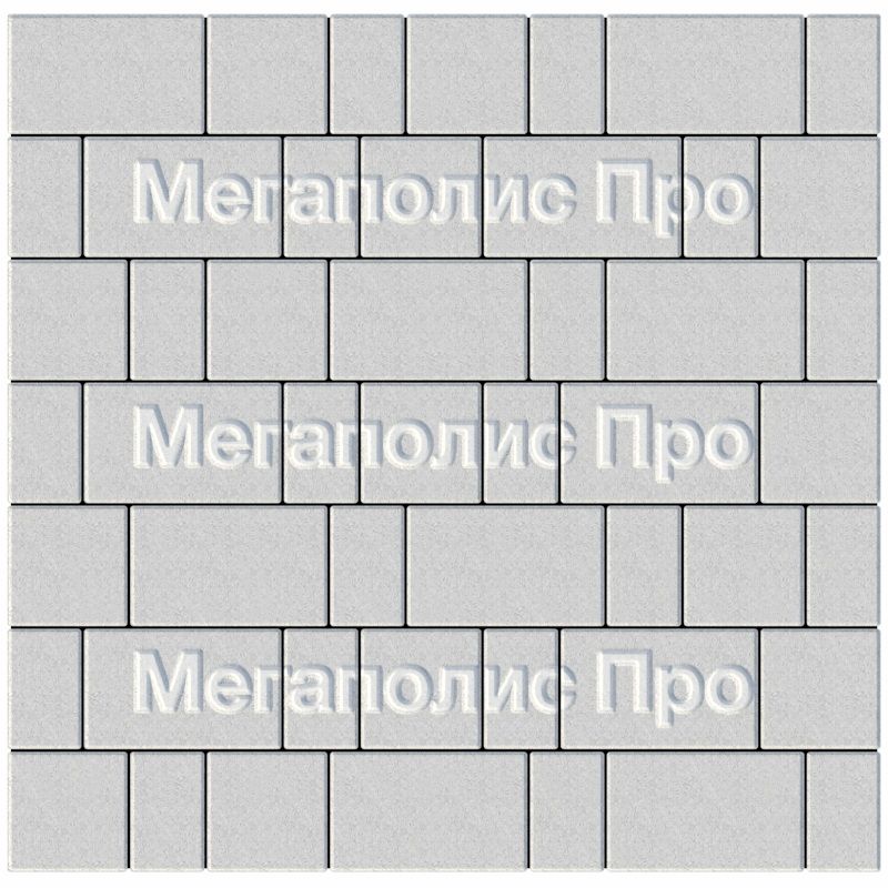 Тротуарная плитка Выбор Старый город А.1.Фсм.4 40 мм. Белый фото 3