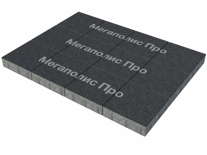 Тротуарные плиты Выбор Квадрум Б.6.К.8 400х400х80 мм Стоунмикс Черный фото 3