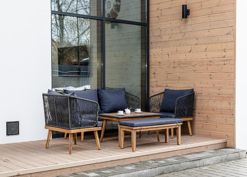 Лаунж-зона Emma Royal Family из дерева, цвет серый фото 2