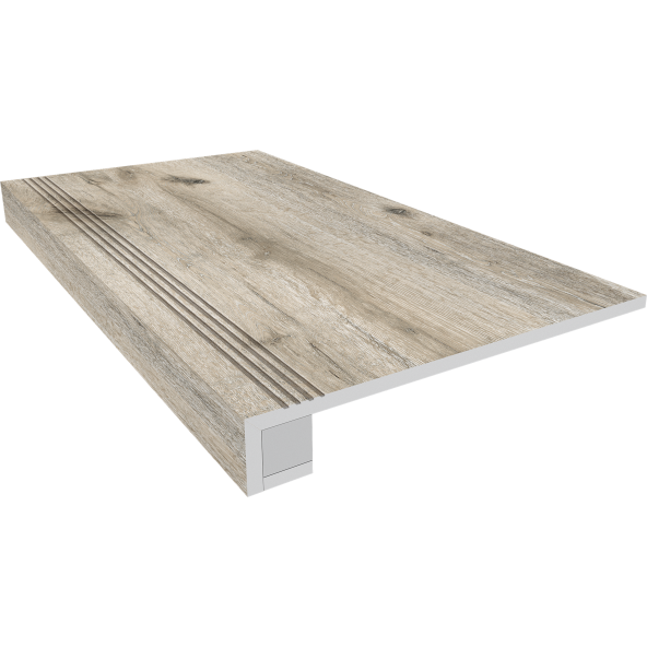 Комплект Керамогранитная ступень Estima DA03 33x120 см с бортиком + Подступенок 14,5х120 см фото 1